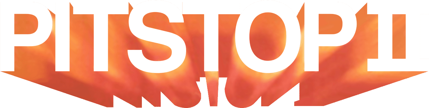 Pitstop II logo for Commodore 64